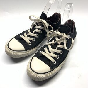 Converse All Star Shoes Womens 7 Black Low Top Double Tongue Sneakers Neon Pink